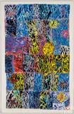 collage Oceans by Stephanie Koppelson, oil on canvas, sold Jul 2025