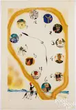 Time and Space by Salvador Dalí, 1973, color lithograph, sold Jul 2025