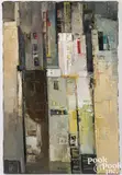 Cityscape or New York City Opus II by Mikhail Turovsky, oil on canvas, sold Jul 2025
