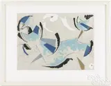 Spartaco (Bizzarria) by Marino Marini, 1975, color etching, sold Jul 2025