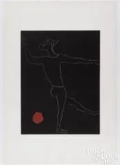 Giaco II by Marino Marini, 1973, lithograph on paper, sold Jul 2025