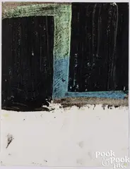 stick on paper Haena Drawing by Joseph Havel, 1999, oil, sold Jul 2025