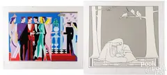 Paean by Will Barnet, 1978, serigraph, sold Jul 2025