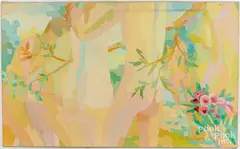 Rites of Spring II by John Sennhauser, oil on canvas, sold Jun 2025