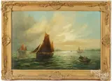 seascape by Bernard Hemy, oil on canvas, sold Jun 2025