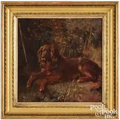 of a red setter Lark III by Alfred Munnings, oil on canvas, offered May 2025