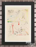 with drypoint titled L'Alchimiste (The Alchemist) by Salvador Dalí, 1975, etching and aquatint, offered May 2025