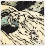 of Tin Tin by José María Cano, encaustic on canvas laid on board, offered May 2025