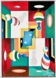 The Two Halves by Pier Breccia, oil on canvas, sold Apr 2025