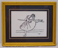 Untitled by Edgar Degas, Offset lithograph, sold Jun 2024