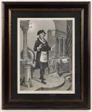 Untitled by George Washington Masonic Historical Print, lithograph on paper, sold Jun 2026