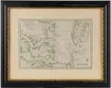 VIRGINIA REVOLUTIONARY WAR MAP by John Lodge, hand-colored engraving on laid paper, sold Jun 2026