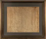COLONIAL VIRGINIA CHESAPEAKE BAY MAP / CHART by Mark Tiddeman, engraving on laid paper, sold Jun 2026