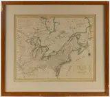 NORTHERN UNITED STATES MAP by Jedidiah Morse, hand-colored engraving, sold Jun 2026