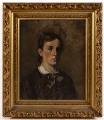 SCHOOL OF / ATTRIBUTED, PORTRAIT OF A YOUNG LADY by Thomas Eakins, oil on canvas, sold Jun 2026