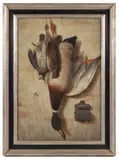 NATURE MORTE STILL-LIFE PAINTING by John A. Mooney, oil on canvas, sold Jun 2026