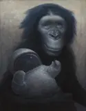 I Thought I Would Steal Youth Back by Chris Leib, oil on canvas, sold Apr 2020