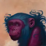 Thoroughbred by Chris Leib, 2016, oil on panel, sold Apr 2020