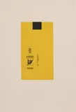 Gauloises Bleues (Yellow with Black Square) by Robert Motherwell, 1971, aquatint and line-cut on Auvergne a la Main Richard de Bas handmade paper, sold May 2020