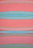 Pink and Blue by Michael Loew, acrylic on canvas, sold May 2020