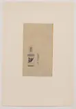 Gauloises Bleues (Raw Umber Edge) by Robert Motherwell, 1971, aquatint and line-cut on Auvergne a la Main Richard de Bas handmade paper, sold May 2020
