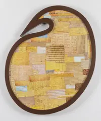 Untitled III by Andisheh Avini, 2007, Collage on Foam Board, sold May 2020