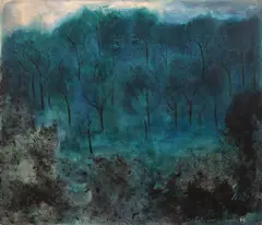 Untitled by Feliciano Béjar, 1966, oil on canvas, sold May 2020