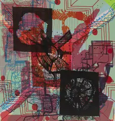 Untitled by Joanne Greenbaum, 2009, silkscreen on 320 gram Coventry Rag paper, sold May 2020