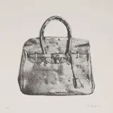 Handbag by Shelter Serra, 2014, silkscreen on 320 gram Coventry Rag paper, sold May 2020