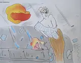 Semi Nude with Flower Zoople by Peter Max, 1980, lithograph on wove paper, sold May 2020