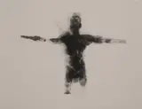 Extend by Antony Gormley, 2008, etching printed on white Velin d'Arches paper, sold May 2020