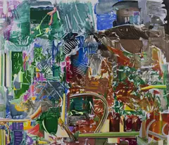 Untitled by Larry Dinkin, serigraph, sold May 2020