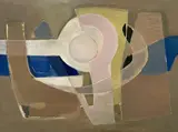 Sérénité by Benoît Gilsoul, oil on paper, sold May 2020