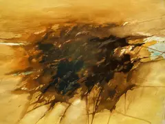 Untitled #249 by Michael Loew, c. 1973, watercolor on paper, sold Jul 2020