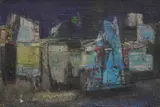 Untitled (Abstract composition III) by Benoît Gilsoul, oil on canvas, sold Jul 2020