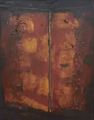 Untitled (Abstract composition I) by David Rankin, 1990, oil on canvas, sold Jul 2020