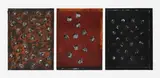 Untitled (Triptych) by David Rankin, oil on paper, sold Jul 2020