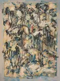 Untitled by David Rankin, 1990, oil on paper, sold Jul 2020