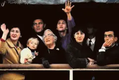 Migrants arriving in Sydney by David Moore, 1966, colour digital photograph, offered Sep 2026