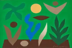 Untitled (Spring) by John Coburn, c.1980s, oil on canvas on board, sold Sep 2026