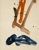 English fire by Peter Upward, 1963, watercolour on card, sold Sep 2026