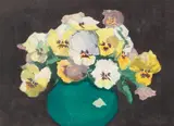 Heartsease by Margaret Jordan Patterson, c.1920, woodcut in colours on Japan paper, offered Sep 2026