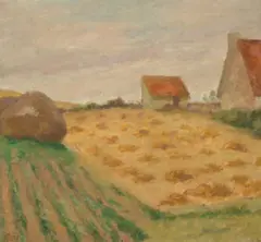 Hayfield by Rupert Bunny, c.1924, oil on canvas on board, offered Sep 2026