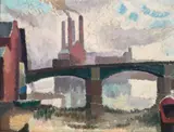 Battersea Bridge by Roland Wakelin, 1924, oil on canvas on board, sold Sep 2026