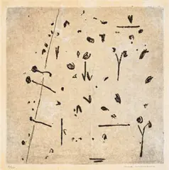 Hillside number 2 by Fred Williams, 1965 – 66, etching on paper, sold Sep 2026