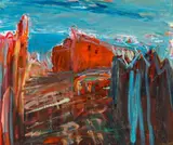 Afternoon, King Street Erskineville by Kevin Connor, 1989, oil on canvas, sold Sep 2026
