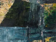 Black headland 1 by Euan MacLeod, 1996, oil on canvas, sold Sep 2026