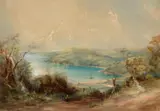 Double Bay from Mr Mort’s by Conrad Martens, 1859, watercolour, bodycolour and gum arabic on paper, offered Aug 2026