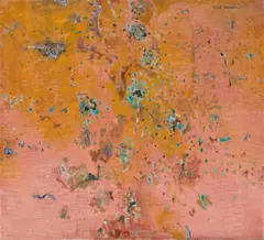 Paraburdoo landscape by Fred Williams, 1981, oil on canvas, sold Aug 2026
