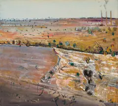 Barwon in flood II by Fred Williams, 1978, oil on canvas, sold Aug 2026